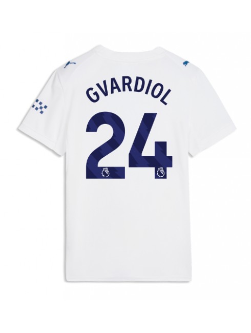 Manchester City Josko Gvardiol #24 Replika Tredje Kläder Dam 2026-27 Kortärmad Manchester City Josko Gvardiol #24 Replika Tredje Kläder Dam 2026-27 Kortärmad